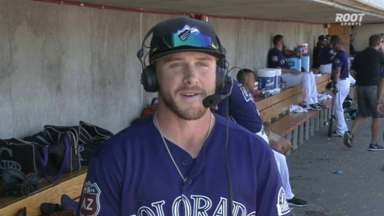 Story on his strong spring