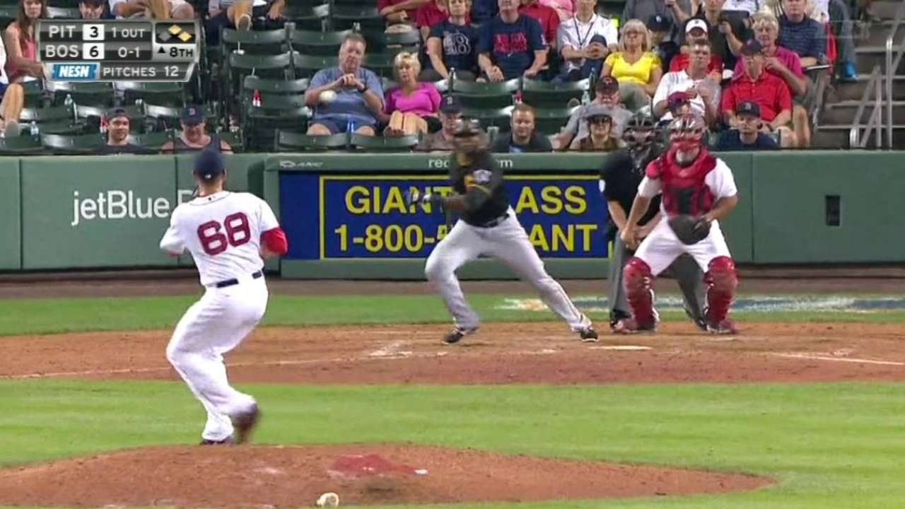 Barnes starts a double play