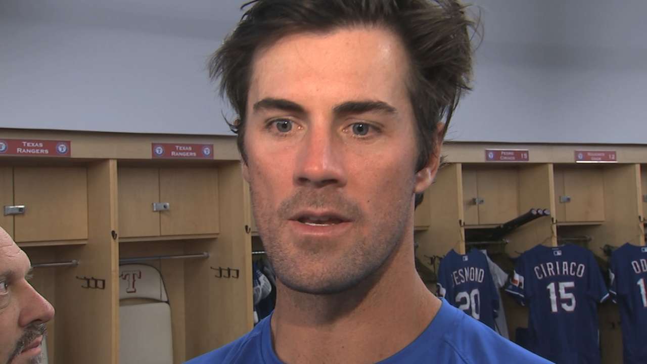 Hamels on rough spring outing