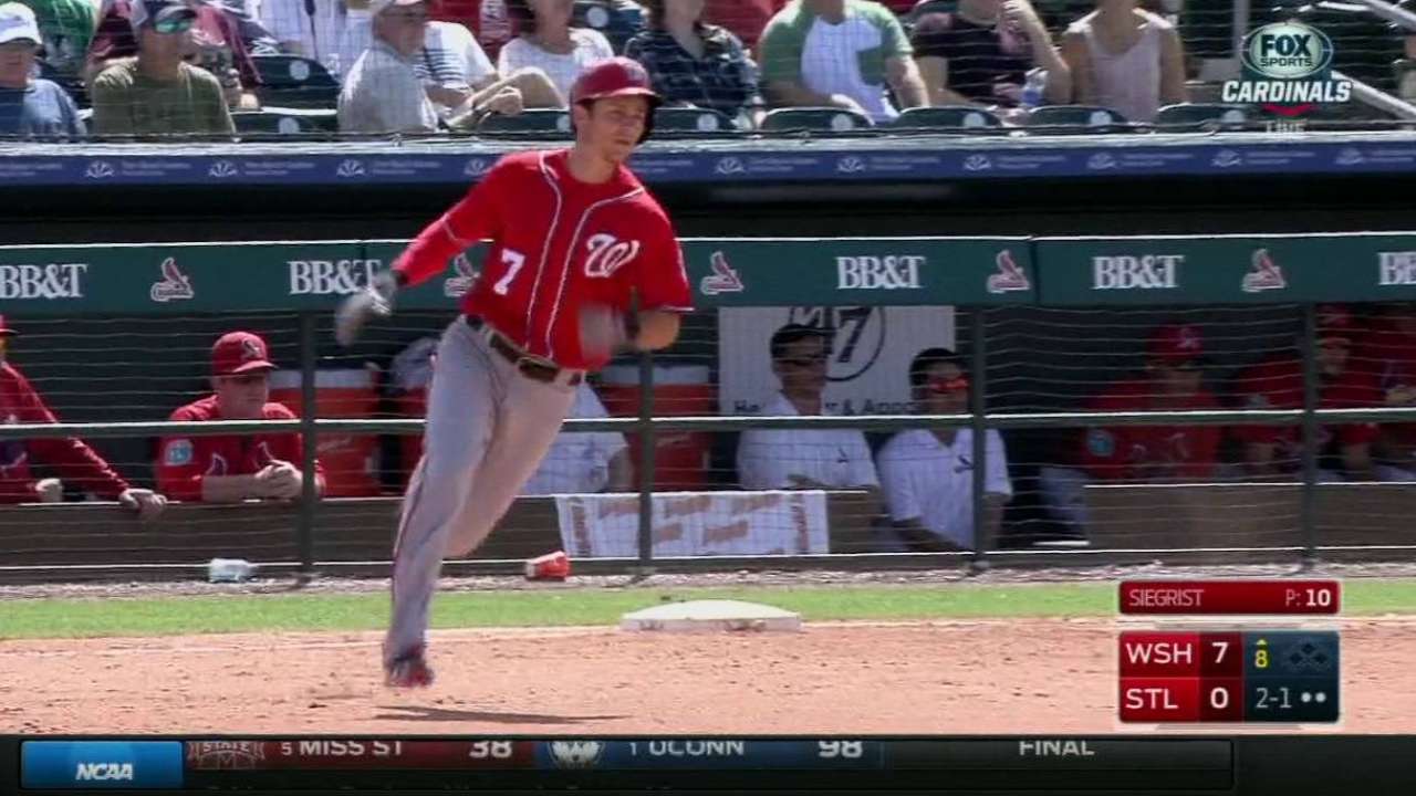 Infield prospect Turner among roster moves