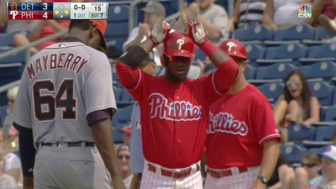 Healthy Herrera regaining hitting form