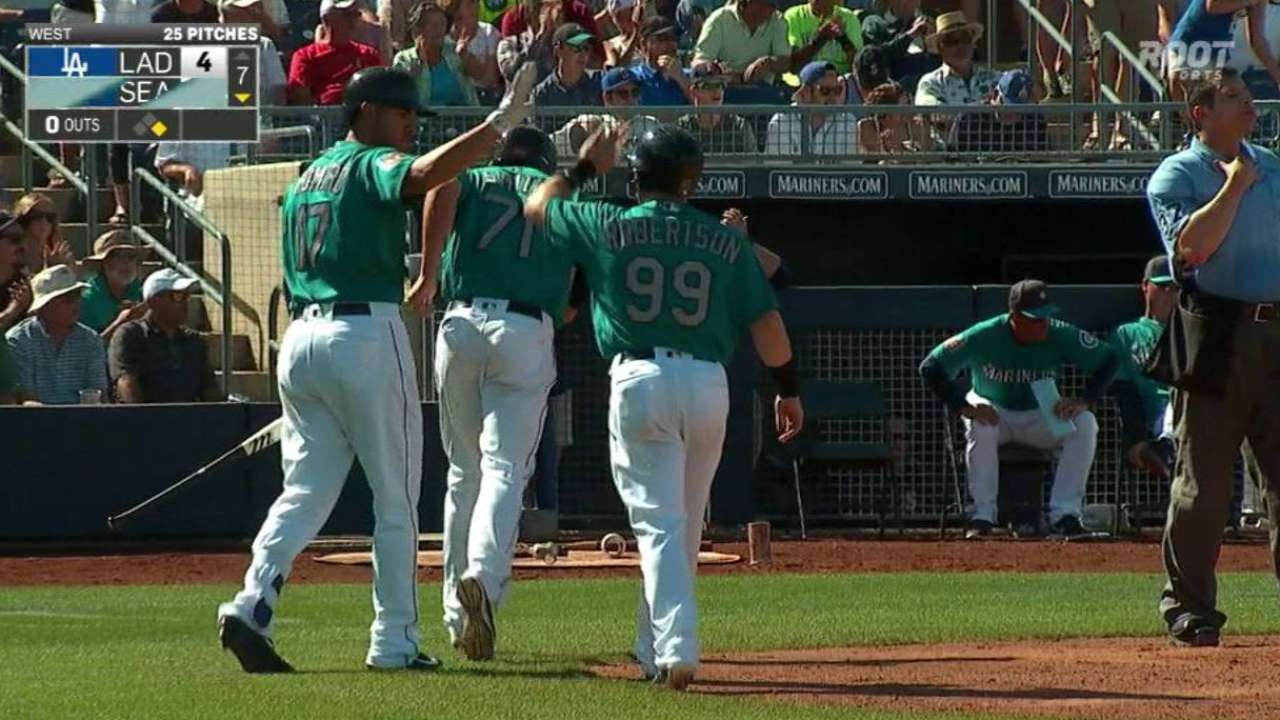 Seager's two-run double
