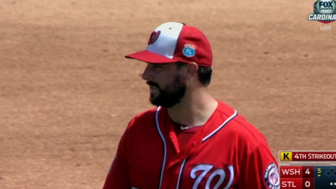 Roark's 5 shutout IP underscores solid spring