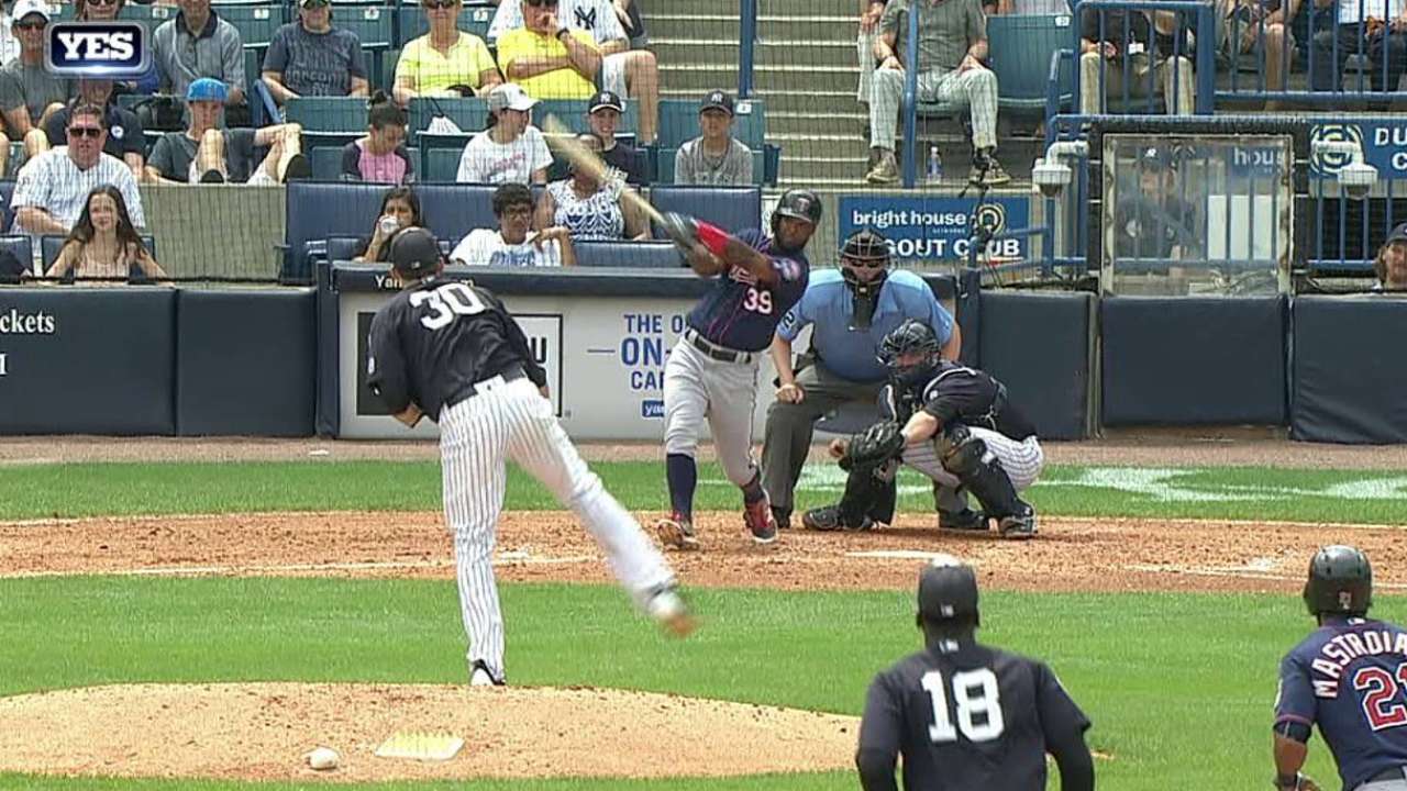 3-hit, 2-RBI effort from Santana carries Twins