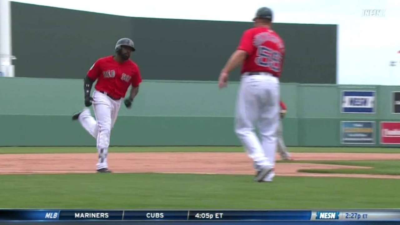 Bradley Jr., Bogaerts homer as Sox beat Phils