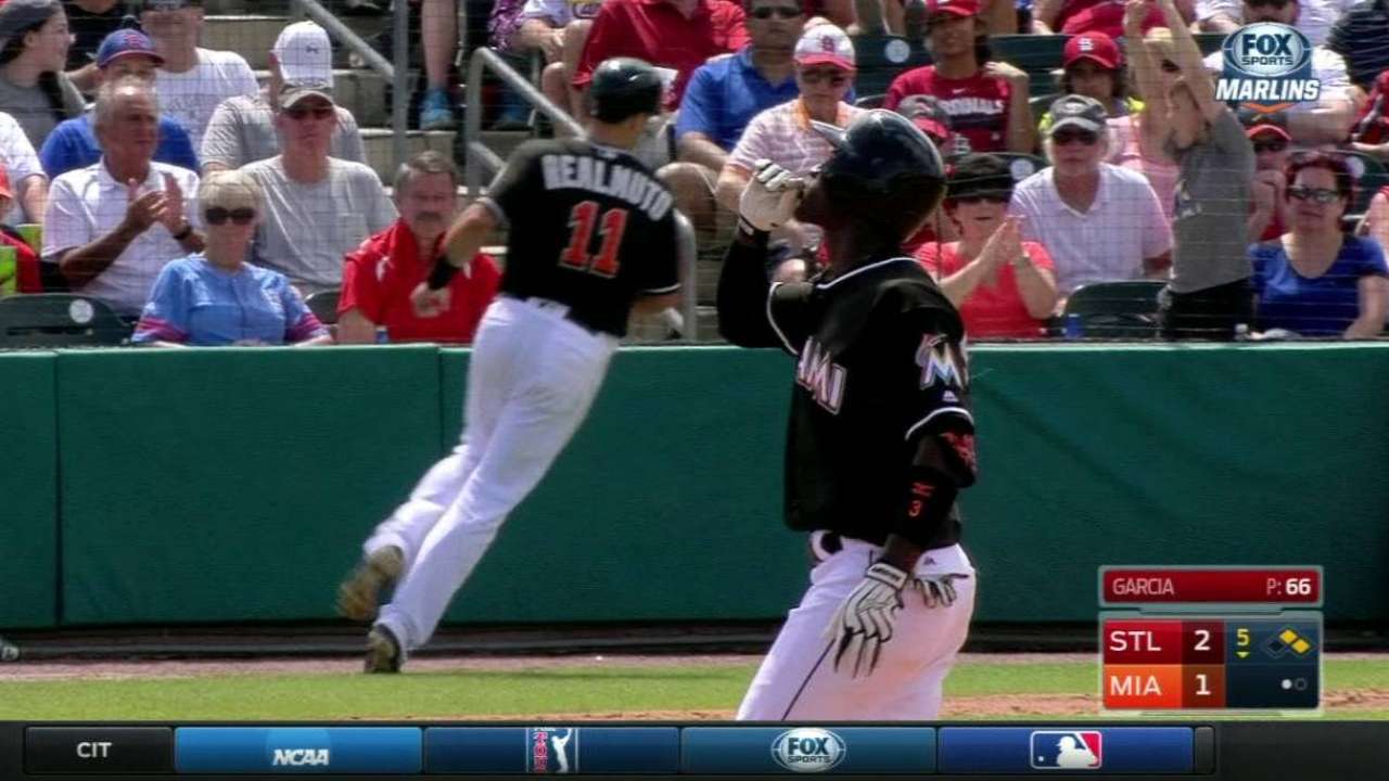 Hechavarria's RBI double