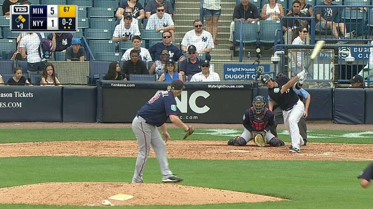 Romine's RBI single