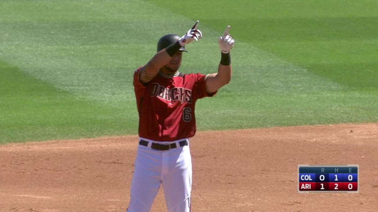 Peralta's RBI double