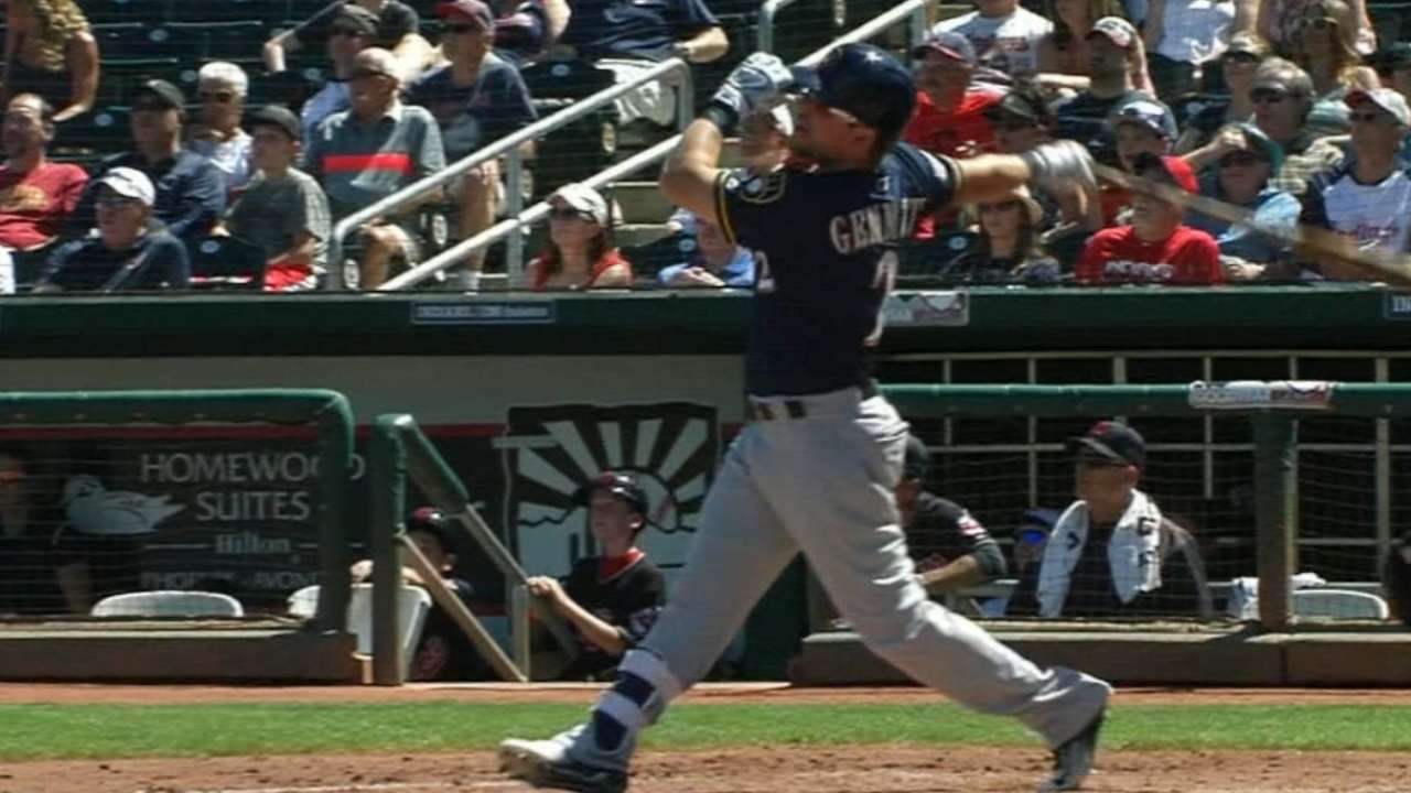 Gennett's two-homer day