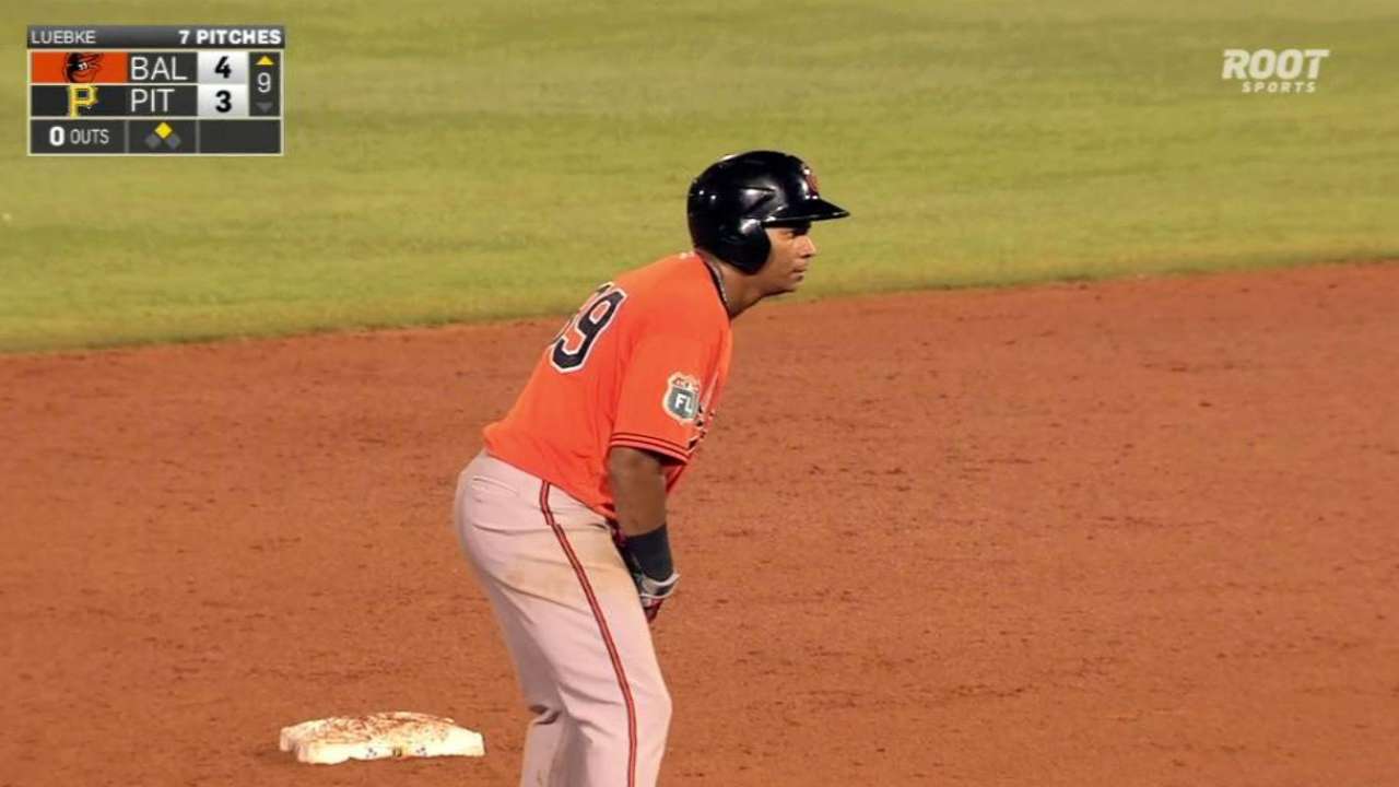 Rosa's RBI double