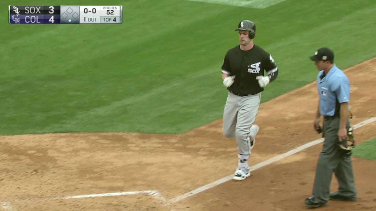 Davidson's solo home run