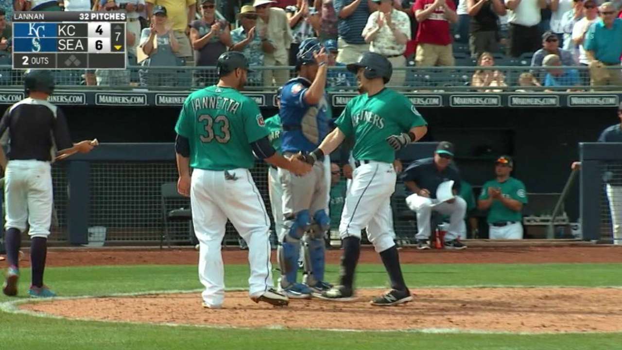 Hebert's two run homer