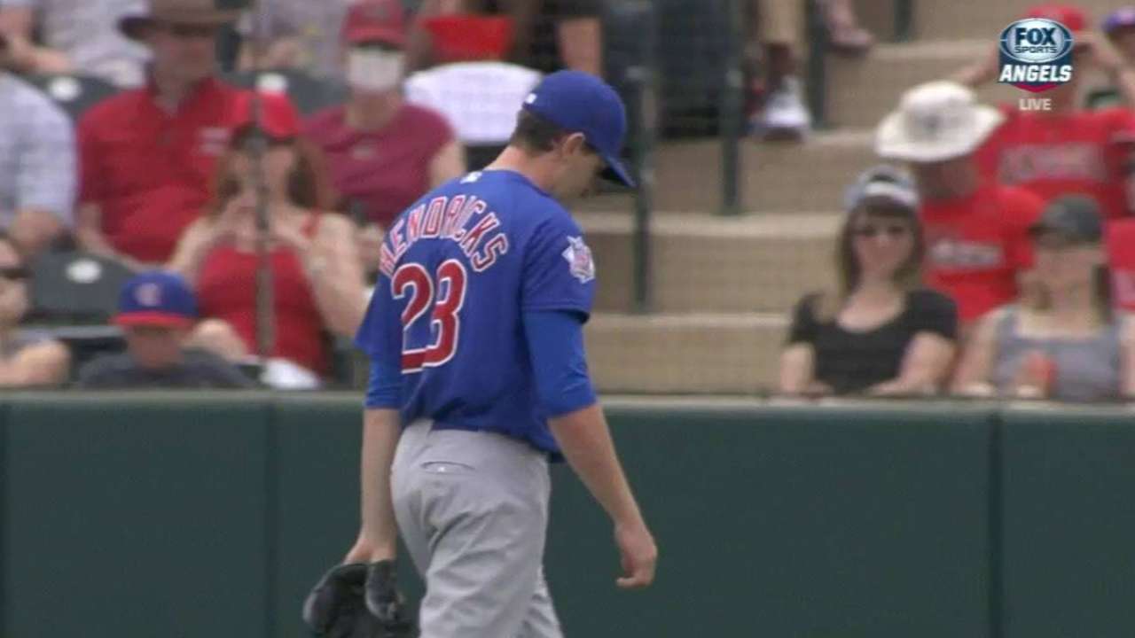 Hendricks strikes out Calhoun