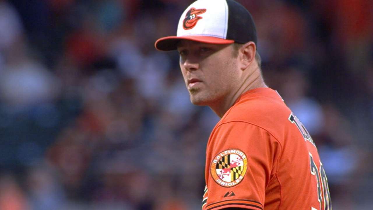 O's turn to Tillman for 3rd straight Opening Day