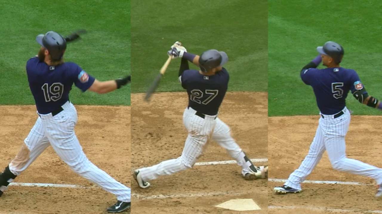 Must C: Rox hit homer trifecta