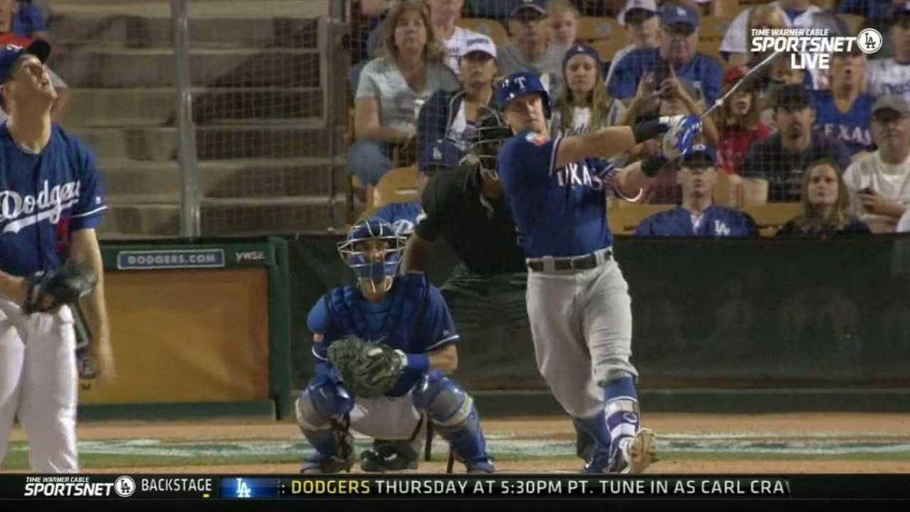 Rua earns playing time with versatility, hot bat