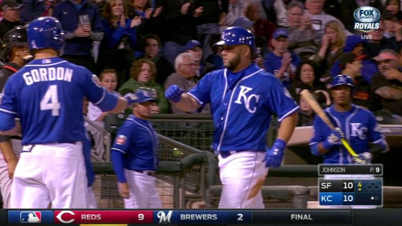 Morales' solo shot