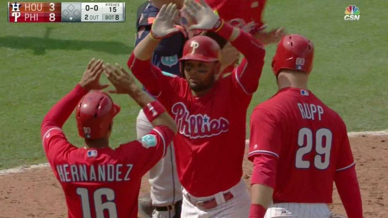 Phillies come from behind with eight in eighth