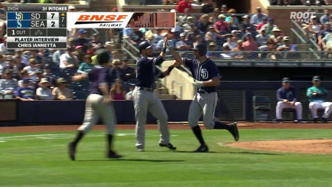 Rosales' two-run home run