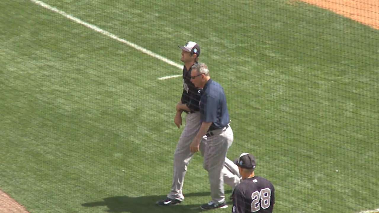 Miller takes liner off wrist