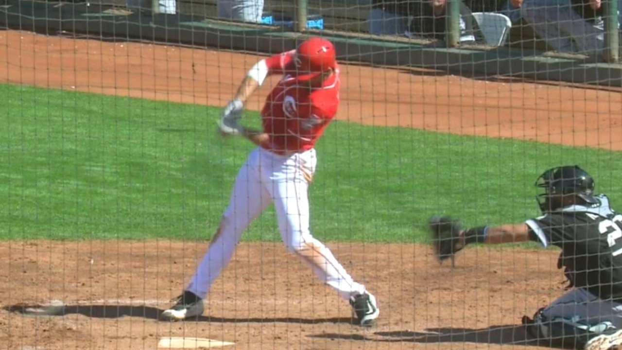 Votto's four-hit game