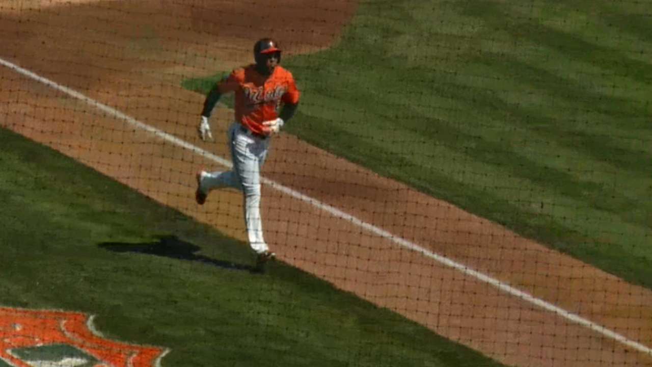 Schoop's three-run homer