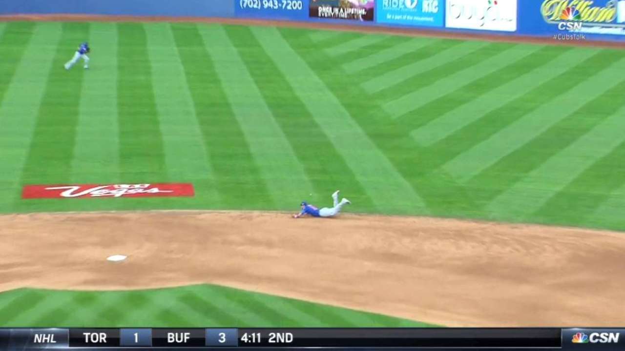 Zobrist's diving stop