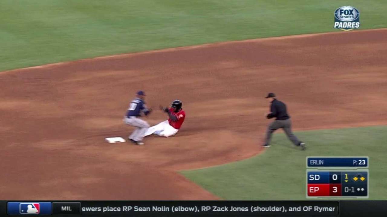 Erlin picks off Asencio