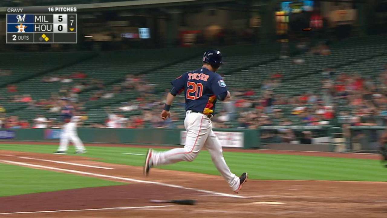 White's RBI single
