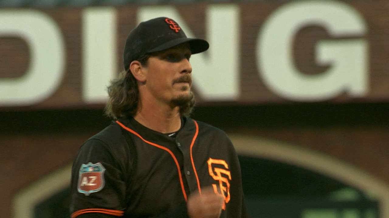 Samardzija stifles A's in Bay Bridge opener