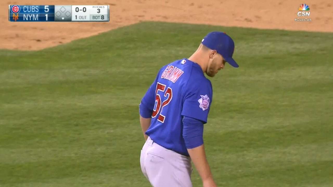 Grimm strikes out side in order