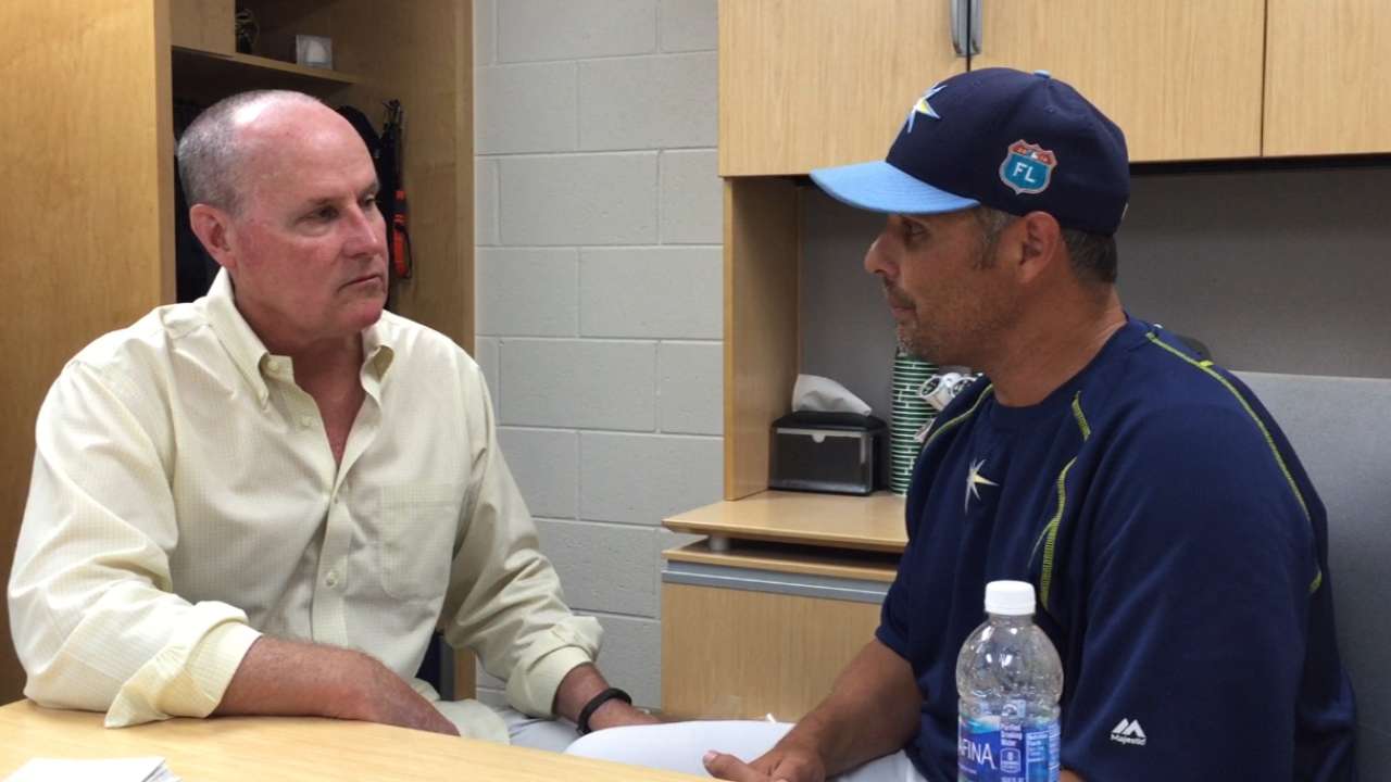 Cash shares thoughts on Rays' new season