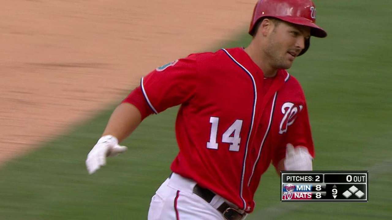 Heisey's game-tying solo homer
