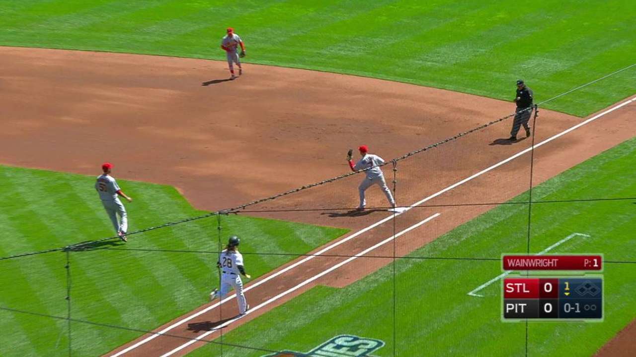 Out of left field: Holliday ends epic OF streak