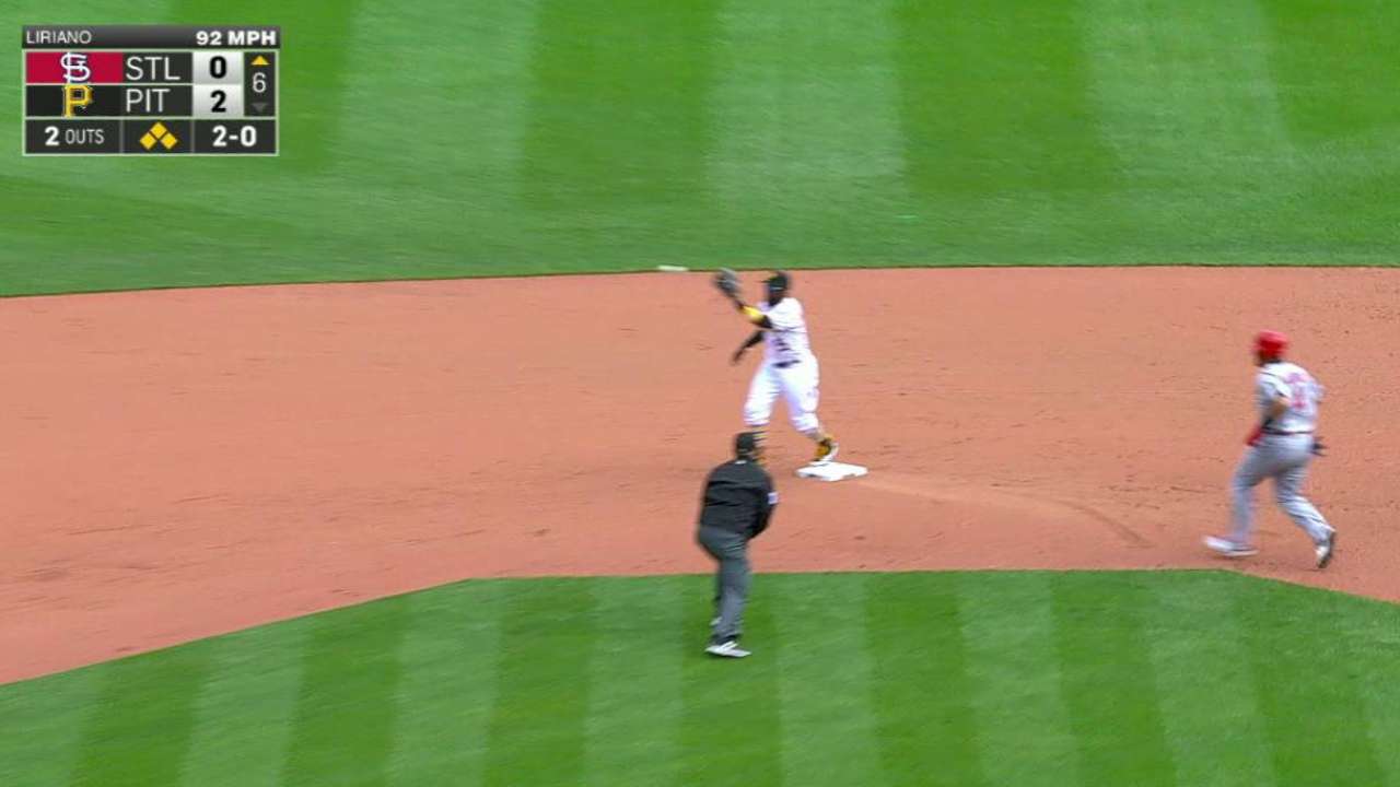 Freese handles tough grounder
