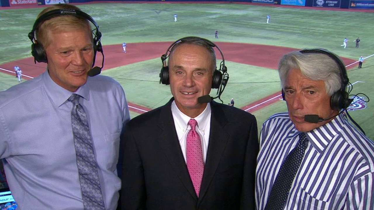 Manfred joins the booth