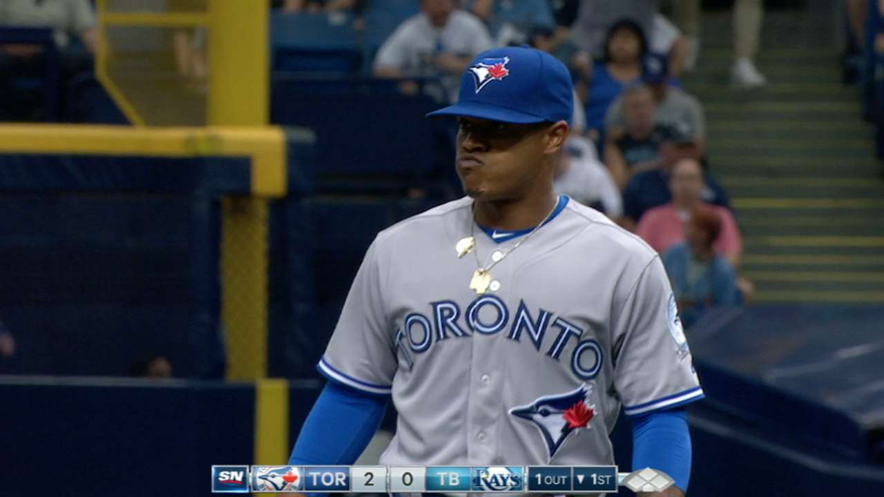 Stroman fans five in eight-plus