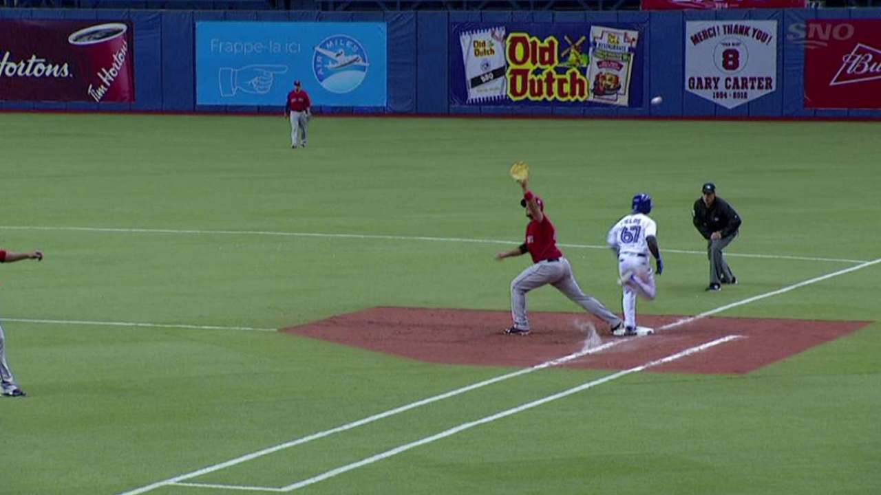 Urena scores on an error