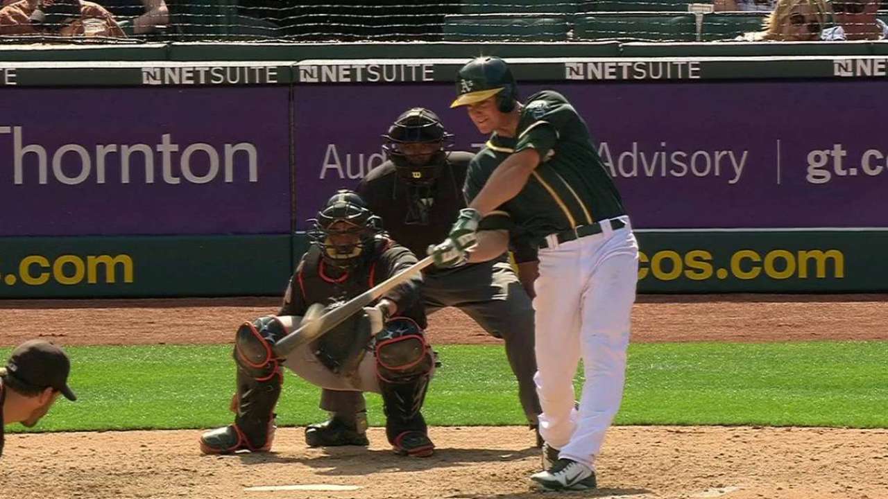 Chapman's solo home run