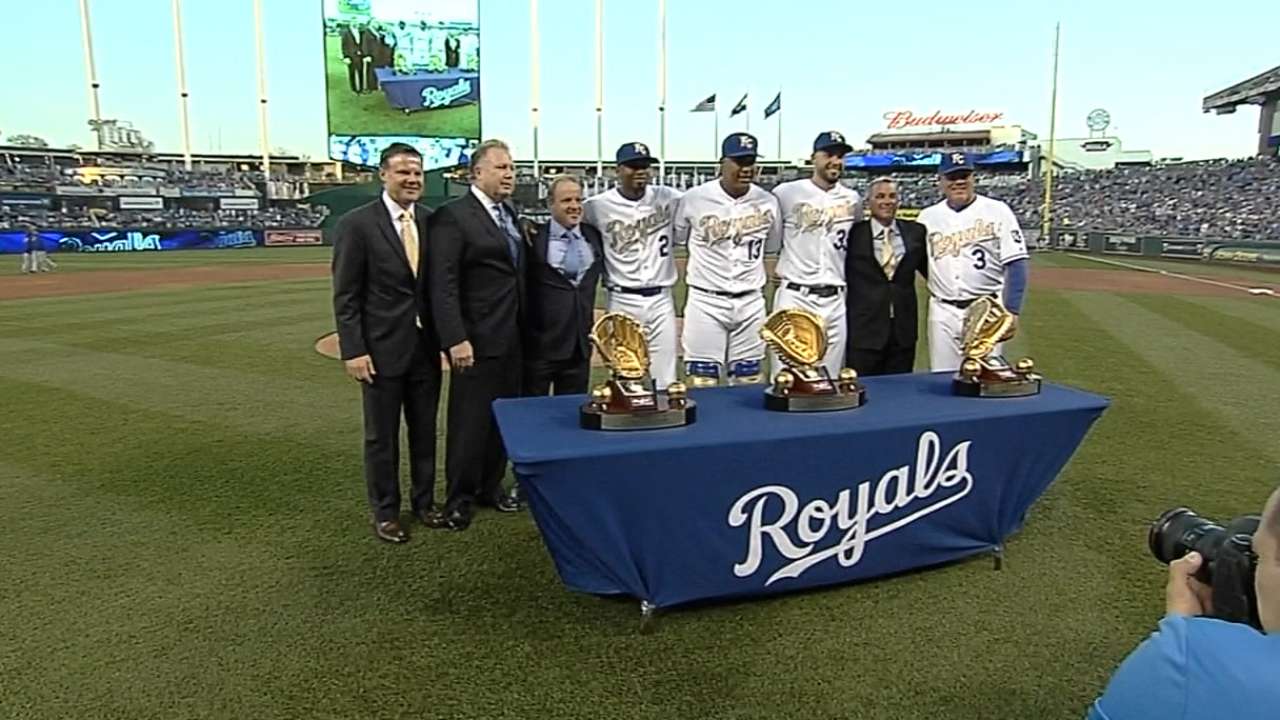Royals receive Gold Gloves
