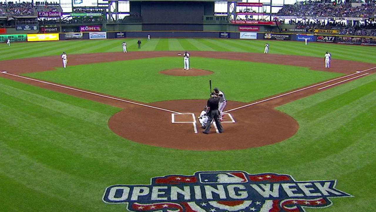 Peralta tosses first pitch