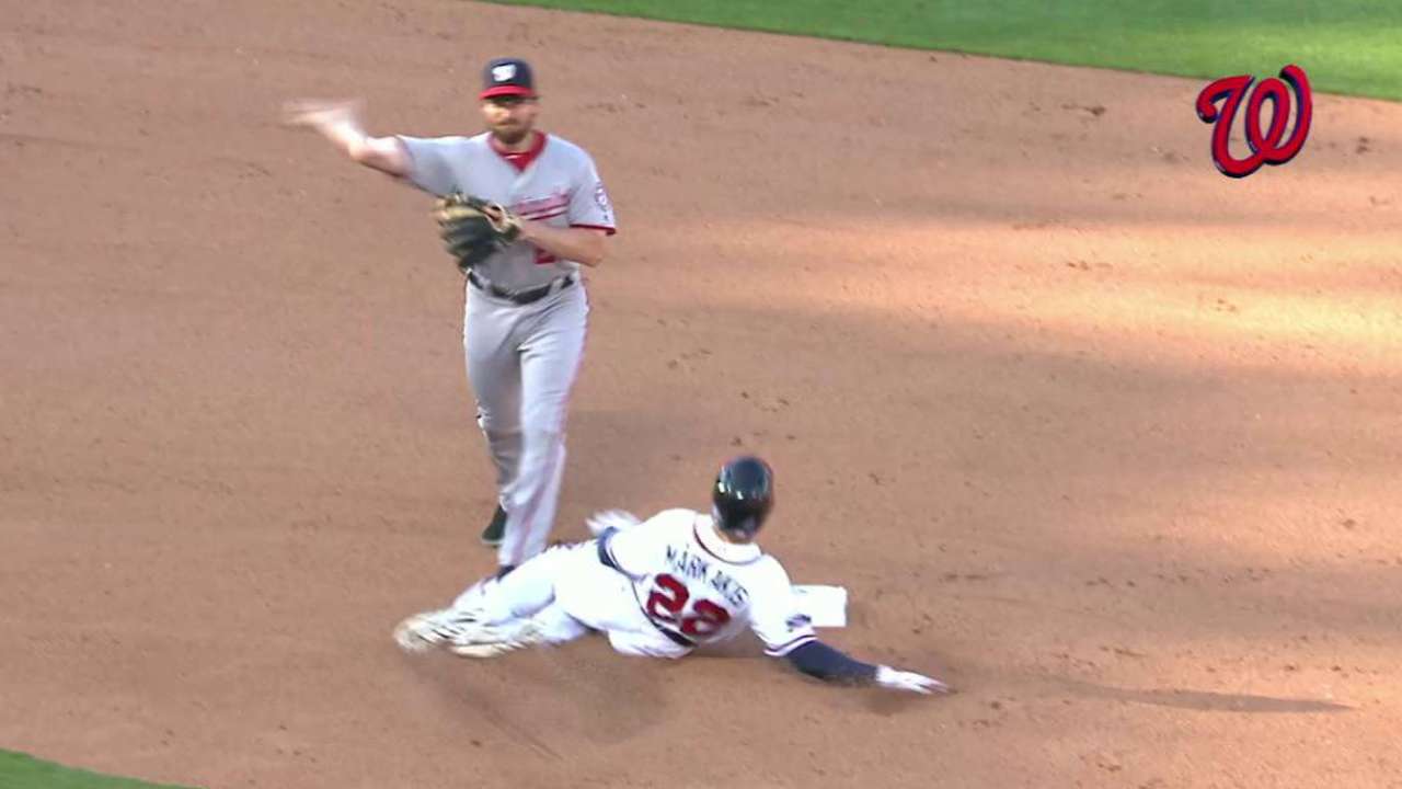 Nationals' double play