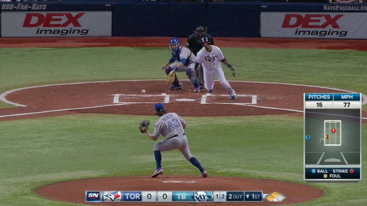 Frustrating night for offense vs. Jays