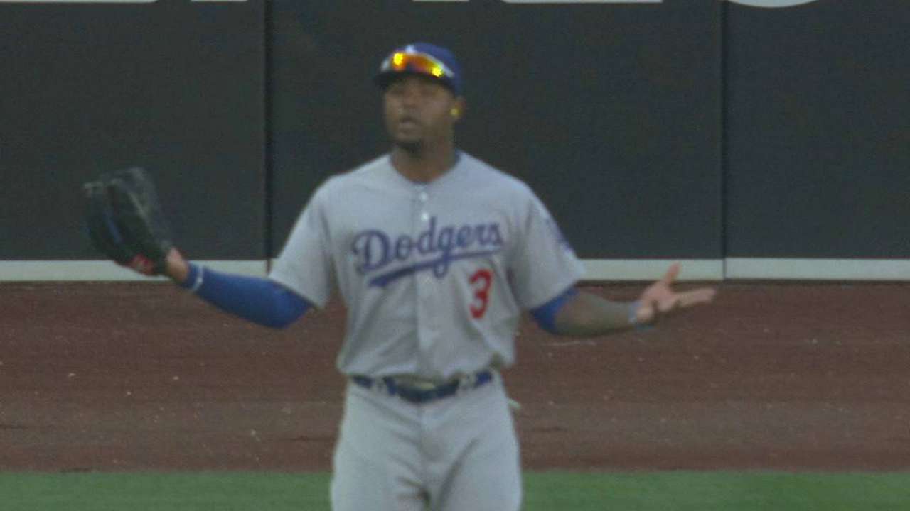Crawford loses the ball in sun