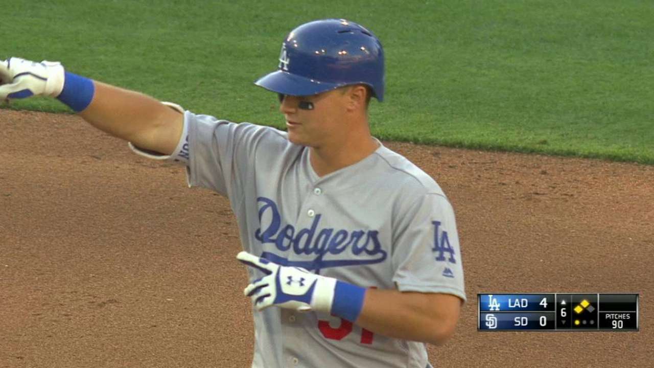 Pederson's RBI double