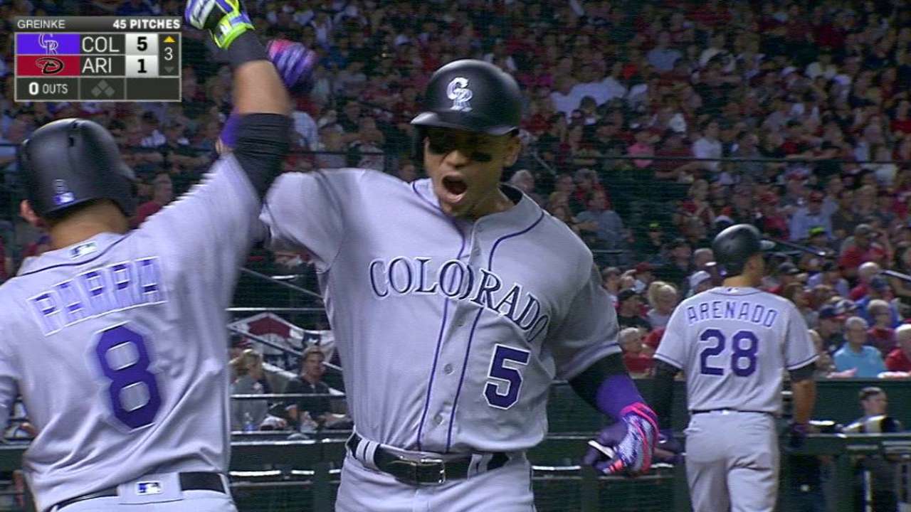 González está disfrutando la velocidad de sus cuadrangulares
