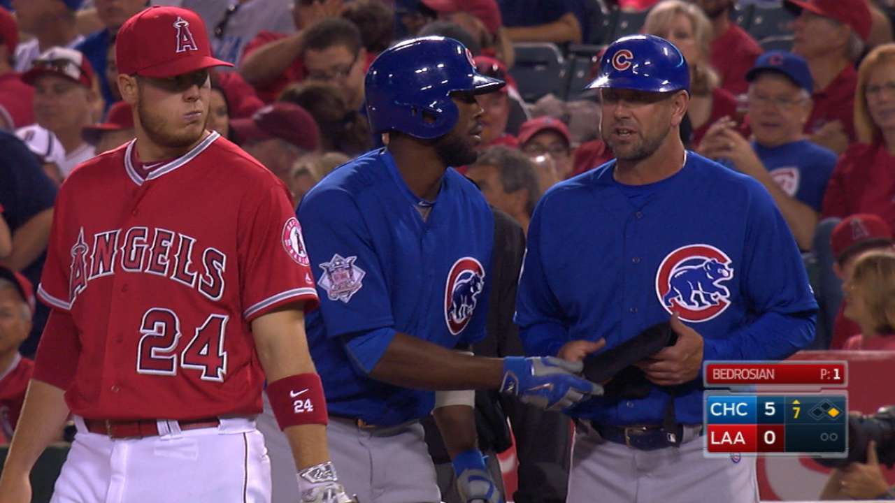Fowler's three-hit night