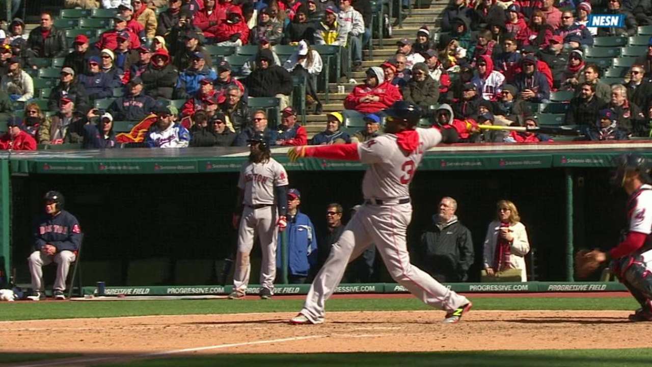 Ortiz's two-run homer