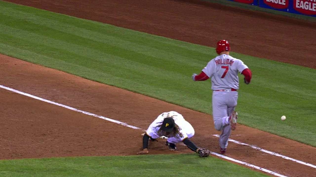 Piscotty scores on error