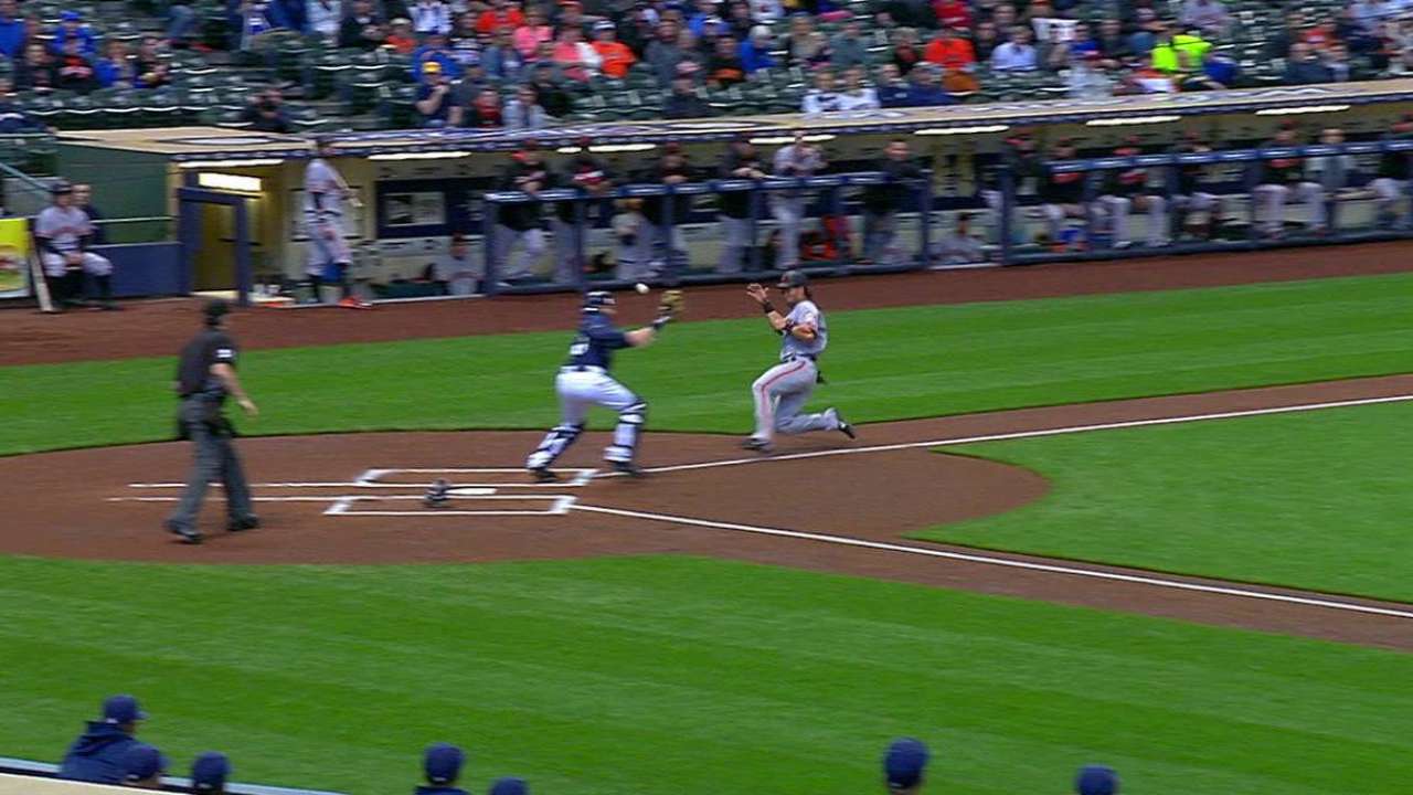 Pagan crosses the dish